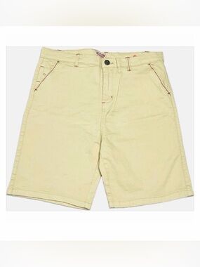 aussieBum Athletic Chino Men's Shorts XL Cream Tan Red Tag Authentic Stretch